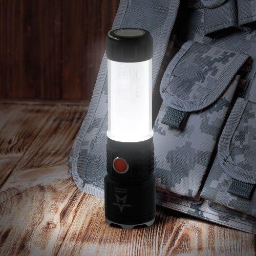 Фонарик карманный с крючком, на магните, 5 режимов MA-703 Тайфун Армия России (Б0052320)