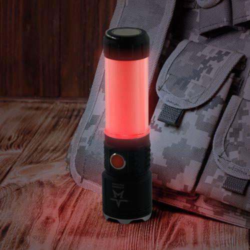 Фонарик карманный с крючком, на магните, 5 режимов MA-703 Тайфун Армия России (Б0052320)