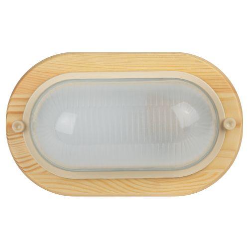 Светильник дерево, пл-н стекло, 60Вт, Е27, 220В, IP54 НБО 03-60-021 ЭРА (Б0048031)