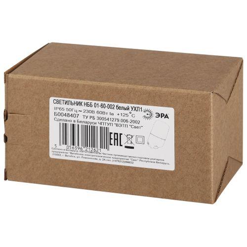 Светильник под лампу с цоколем Е27 НББ 01-60-002 ЭРА (Б0048407)