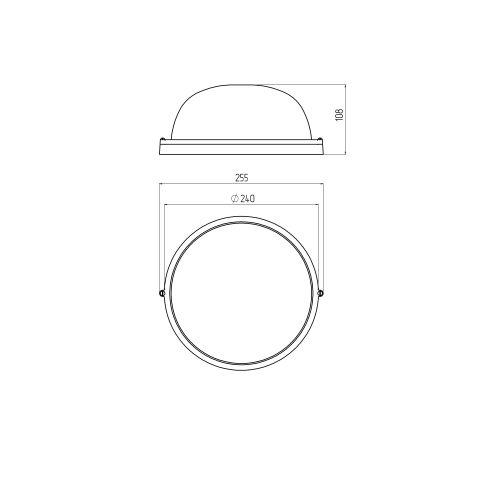 Светильник под лампу с цоколем Е27 (8/96) НБП 03-100-001 ЭРА (Б0048420)