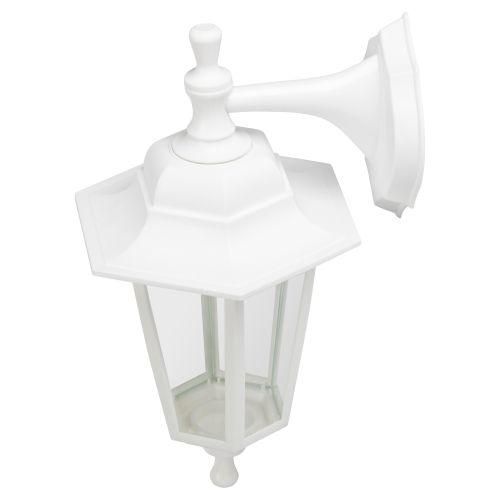 НБУ 06-60-001 , Леда1 настенный шестигранный белый (8/96) ЭРА (Б0048116)