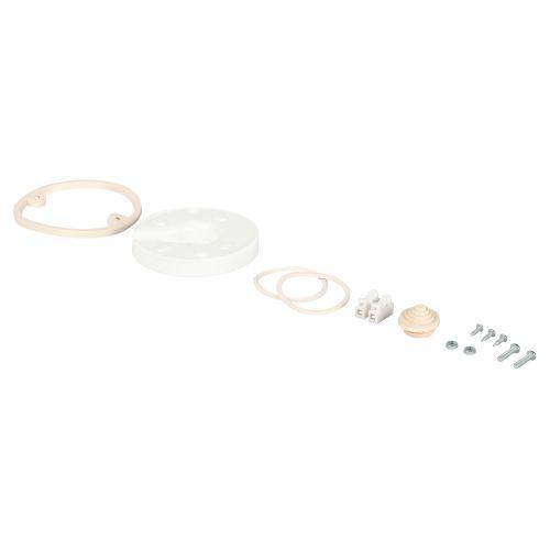 НБУ 06-60-001 , Леда1 настенный шестигранный белый (8/96) ЭРА (Б0048116)