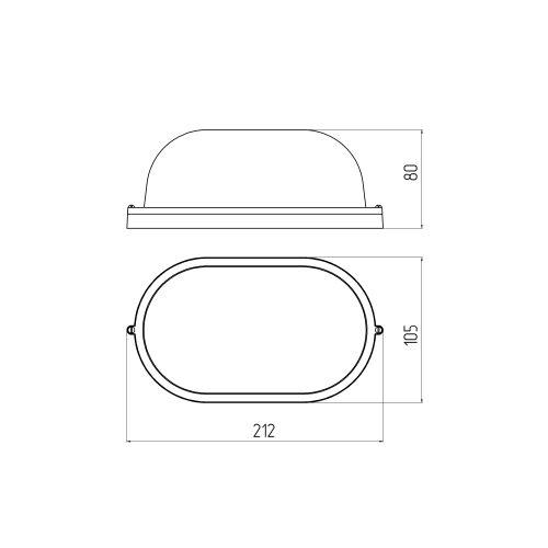 Светильник под лампу с цоколем Е27 НБП 04-60-001 ЭРА (Б0048423)