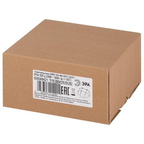 Светильник под лампу с цоколем Е27 НБП 03-60-002 ЭРА (Б0048421)