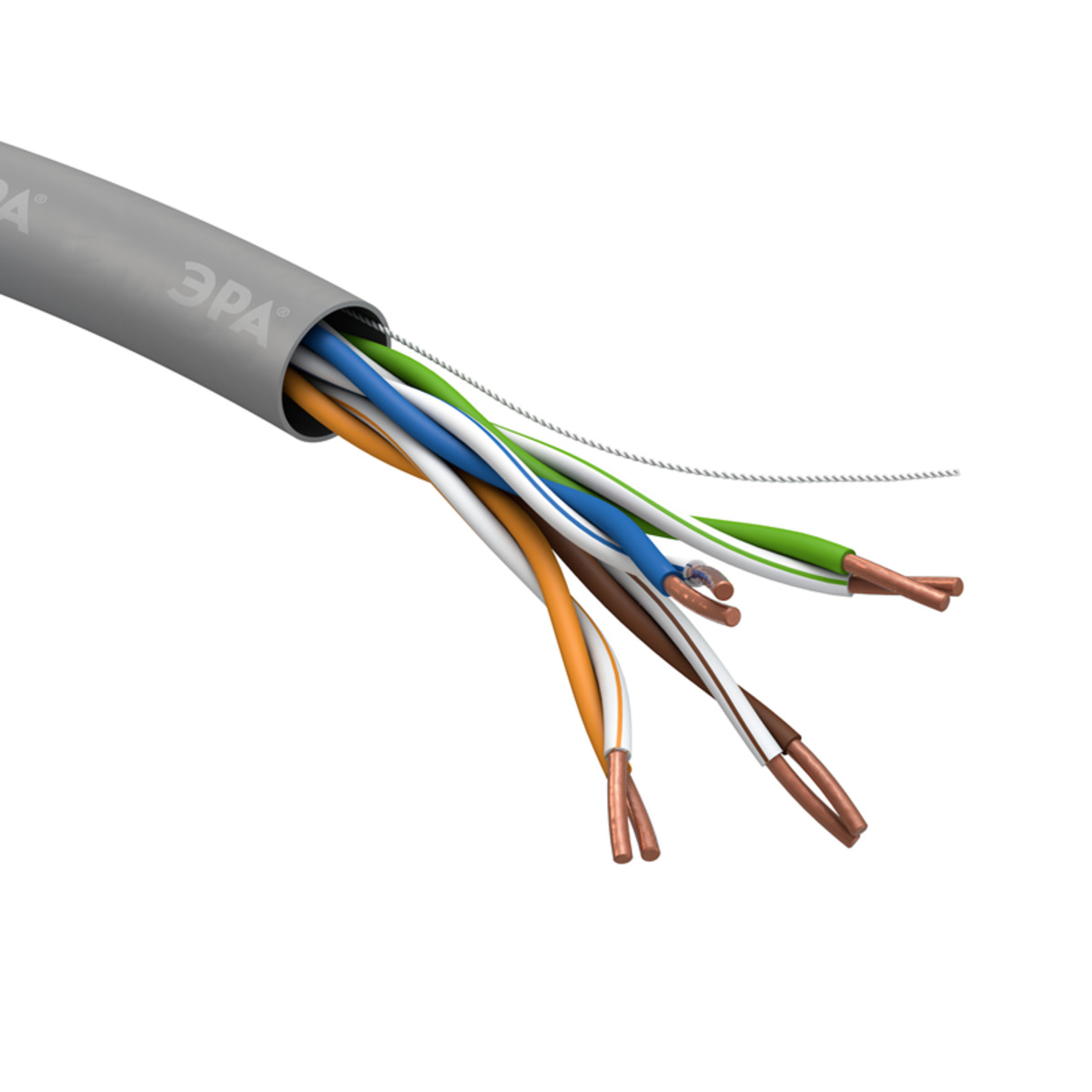 Витая пара U/UTP 4x2x24AWG Cat5e CU PVC 305м SIMPLE (Б0044426)