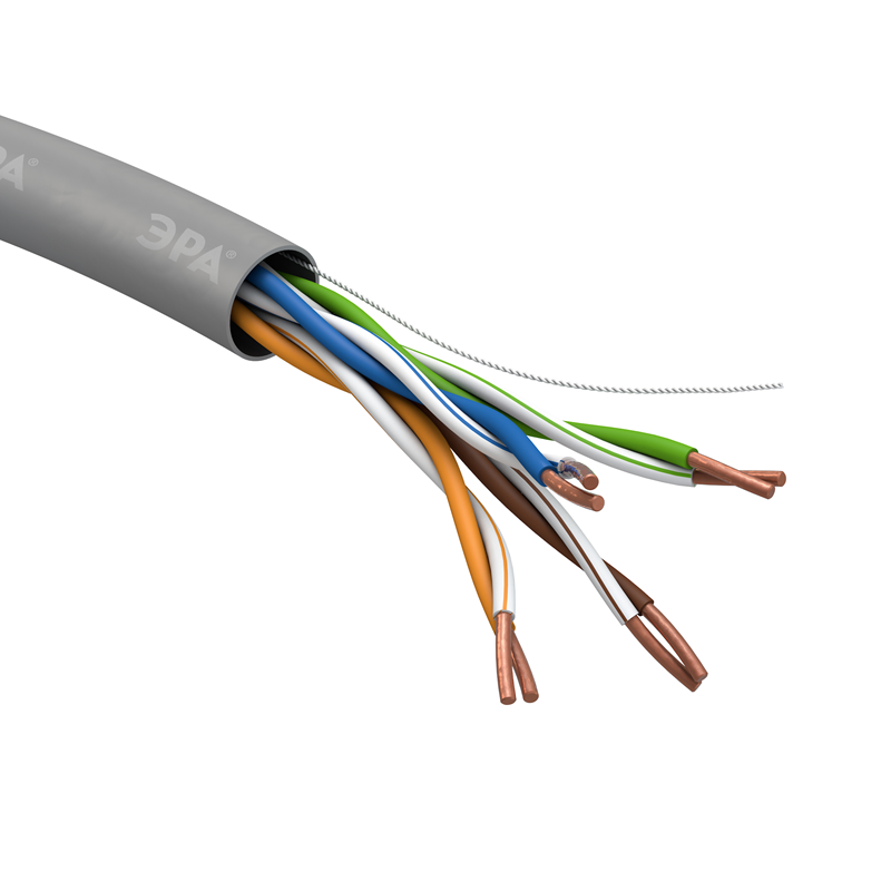 Витая пара U/UTP 4x2x24AWG Cat5e CU PVC 305м SIMPLE (Б0044426)