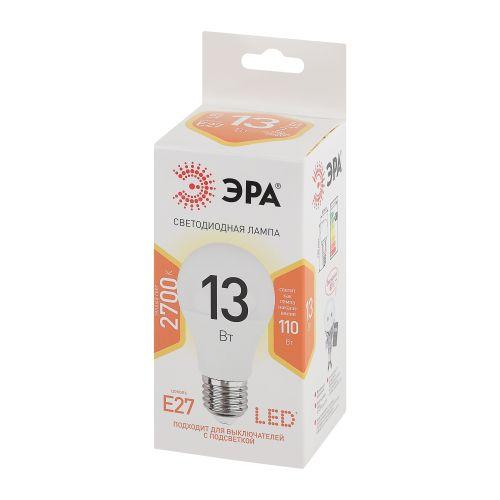 Лампа светодиодная A60-13W-827-E27 грушевидная 1040лм ЭРА Б0020536