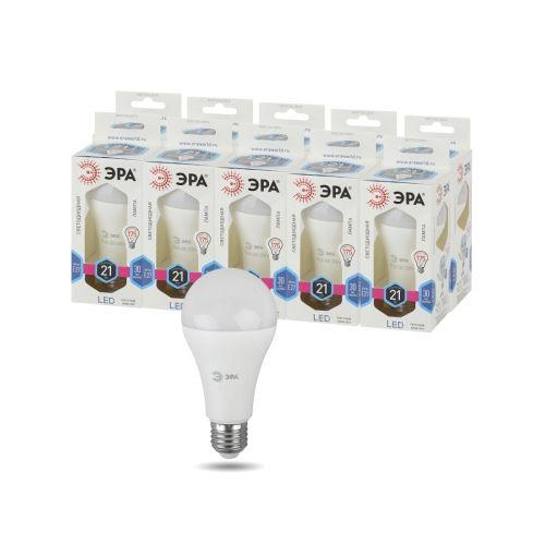 Лампа светодиодная A65-21W-840-E27 грушевидная 1680лм ЭРА Б0035332