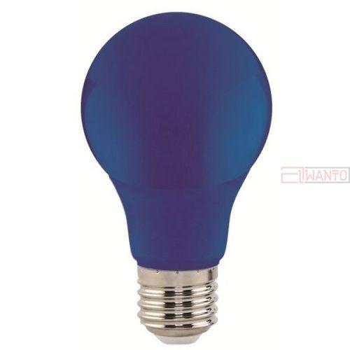 Лампа светодиодная ERABL50-E27 A50 3Вт груша син. E27 13SMD для белт-лайт ЭРА Б0049578