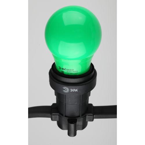 Лампа светодиодная ERAGL50-E27 A50 3Вт груша зел. E27 13SMD для белт-лайт ЭРА Б0049579