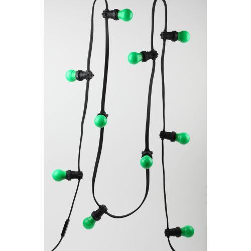 Лампа светодиодная ERAGL50-E27 A50 3Вт груша зел. E27 13SMD для белт-лайт ЭРА Б0049579