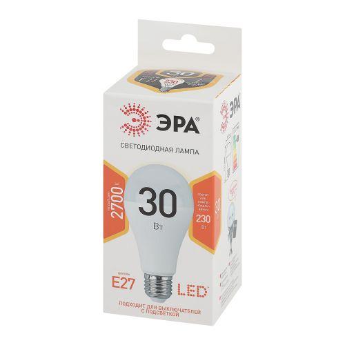 Лампа светодиодная LED A65-30W-827-E27 A65 30Вт груша E27 тепл. бел. ЭРА Б0048015