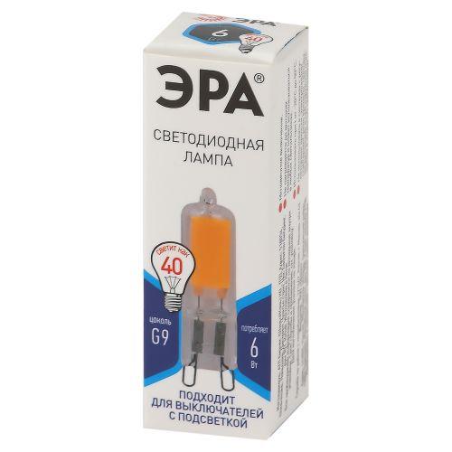 Лампа светодиодная STD LED JCD-6W-GL-840-G9 JCD 6Вт капсульная 4000К нейтр. бел. G9 Эра Б0049086