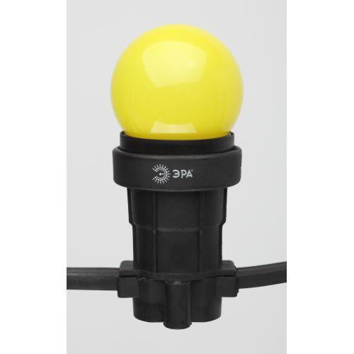 Лампа светодиодная ERAYL45-E27 Р45 1Вт шар 4SMD желт. E27 для белт-лайт Эра Б0049576