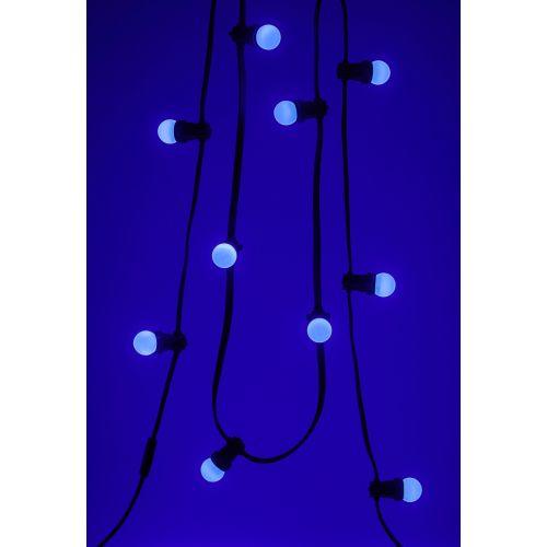 Лампа светодиодная ERABL45-E27 P45 1Вт шар син. E27 4SMD для белт-лайт ЭРА Б0049573