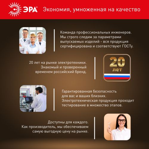 Лампа светодиодная LED G90-15W-4000K-E27 G90 15Вт шар 4000К нейтр. бел. E27 декор. Эра Б0049078