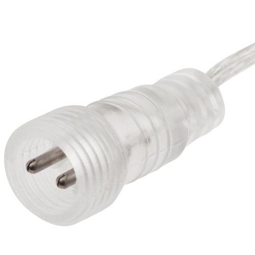 Коннектор У-образный 2 гнезда IP44 24В 30см для низковольтных гирлянд провод ПВХ Эра Б0051902