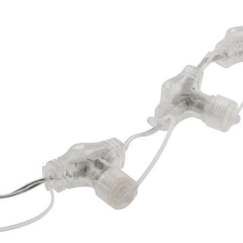 Разветвитель 1м шаг 10см 10 гнезд IP44 24В для низковольтных гирлянд провод ПВХ Эра Б0051900