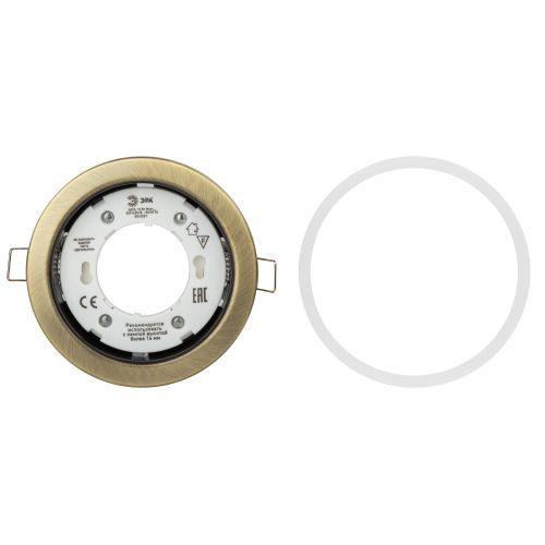 Светильник под лампу Gx53 220В 13Вт бронза ЭРА Б0048951