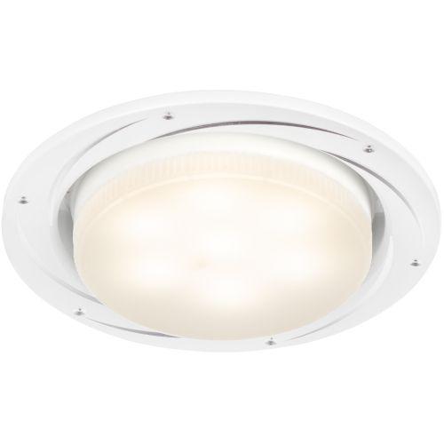 Светильник KL 77 AL/WH /1 под лампу Gx53 220В 13Вт серебр./бел. Эра Б0048963