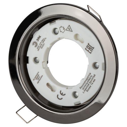 Светильник KL35 BK /1 (к) под лампу Gx53 220В 13Вт черн. металл Эра Б0048945