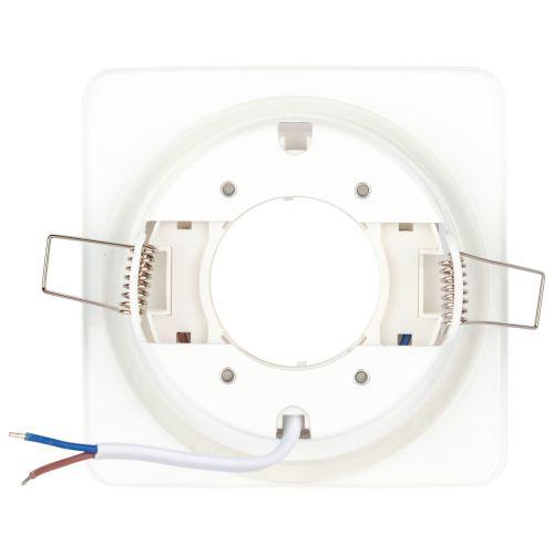 Светильник под GX53 13Вт 220В квадратный бел. KL71 WH /1 (к) ЭРА Б0048960