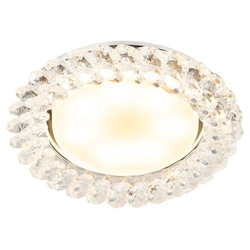 Светильник точечный DK84 CH/WH 13Вт GX53 220В хром./прозр. ЭРА Б0020573