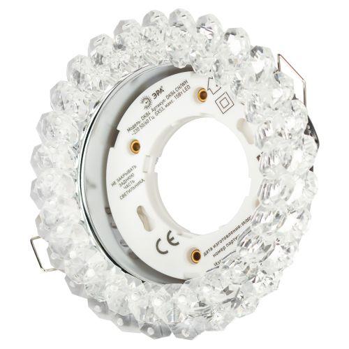 Светильник точечный DK84 CH/WH 13Вт GX53 220В хром./прозр. ЭРА Б0020573