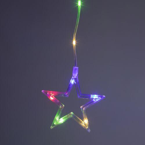 Гирлянда светодиодная Занавес Новый год 2.4х1.1м 171LED мультиколор IP2 220В 8 режимов дл. провода 3м Эра Б0055998