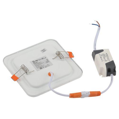 Светильник светодиодный 2-6 6Вт 220В 4000К квадратный Эра Б0017489