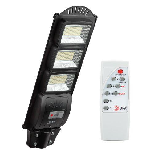 Светильник консольный 60Вт 1000лм 5000К IP65 на солнечной батарее SMD с датчиком движения ПДУ ЭРА Б0046801