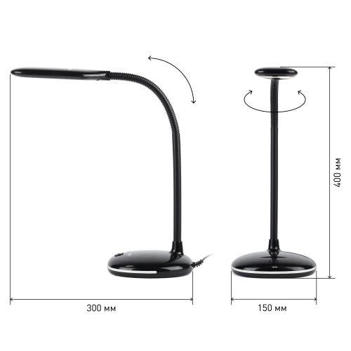 Светильник NLED-477-8W-BK настольный черн. ЭРА Б0041083