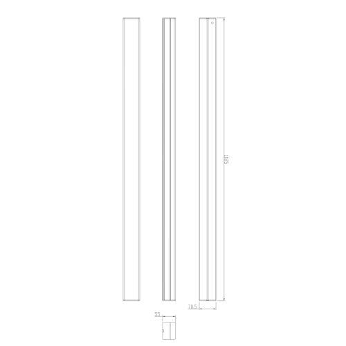Светильник светодиодный SML-10-WB-65K-B48 48Вт 6500К 4320лм линейный черн. Эра Б0049818
