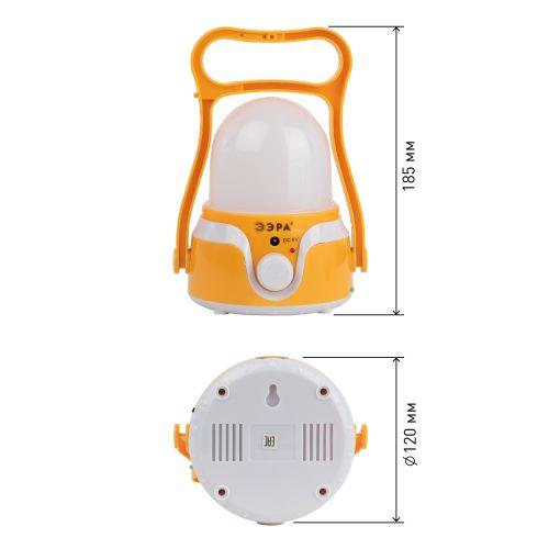 Фонарь светодиодный кемпинговый KA-801 "Гном" 4Вт аккумуляторный 1700мА.ч 5В USB подвес + диммер Эра Б0054040
