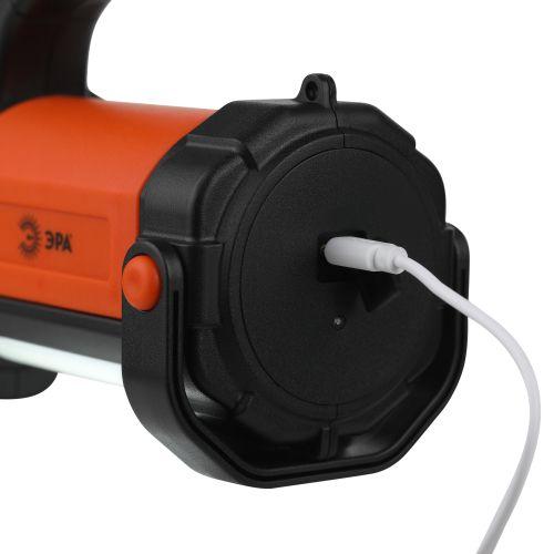 Фонарь светодиодный PA-606 прожектор АЛЬФА аккумуляторный (5Вт литий пов. ручка) ЭРА Б0052744