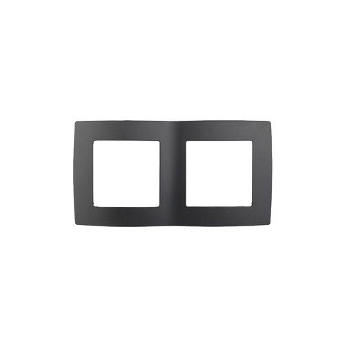 Рамка 2-м 12-5002-05 антрацит ЭРА Б0014755