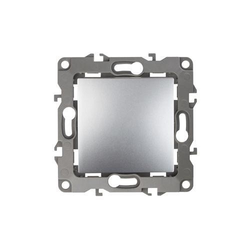 Механизм переключателя 1-кл. СП Эра12 10А IP20 12-1103-03 250В 10AX алюм. Эра Б0014641