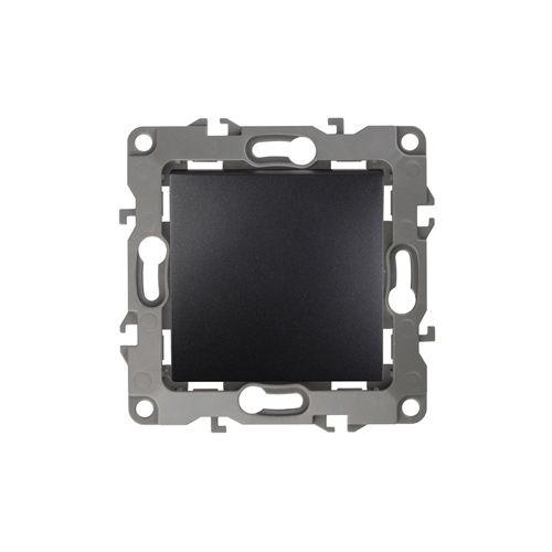 Механизм переключателя 1-кл. СП Эра12 10А IP20 12-1103-05 250В 10AX антрацит Эра Б0014643