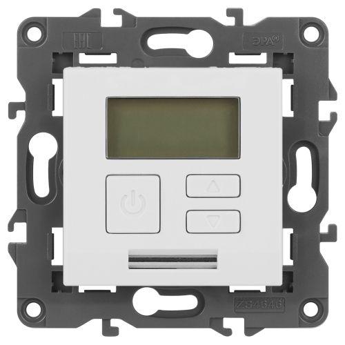 Терморегулятор универс.230В-Imax16А, Эра Elegance, белый,14-4111-01 (Б0034375)