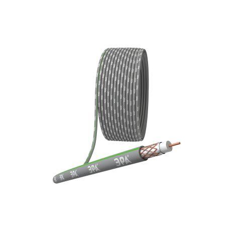 Кабель коаксиальный SAT 703 B 75 Ом Cu/(оплётка Cu 75%) нг(А)HF серый 100 м (Б0044616)
