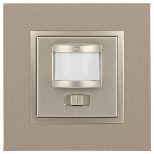 Датчик движения 2-проводной, 180-250В, 200Вт, Эра Eleg, шампань,14-4103-04 (Б0034355)