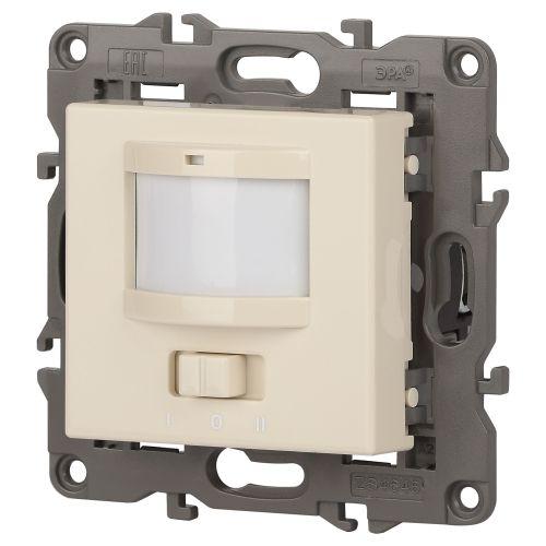 Датчик движения 2-проводной, 180-250В, 200Вт, Эра Eleg, слоновая кость,14-4103-02 (Б0034353)