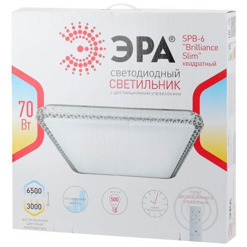 SPB-6 Brilliance Slim S 70 Бытовые светодиодные светильники (SPB 6) Fashion ЭРА Светодиод. св-к 70Вт 3000-6500К 5950 Лм с пультом ДУ 537x81 мм (Б0035536)