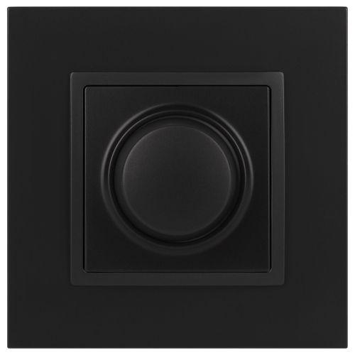 Светорегулятор поворотно-нажимной, 400ВА 230В, Эра Elegance, антрацит,14-4101-05 (Б0034344)