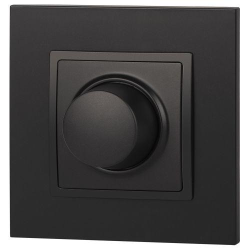 Светорегулятор поворотно-нажимной, 400ВА 230В, Эра Elegance, антрацит,14-4101-05 (Б0034344)