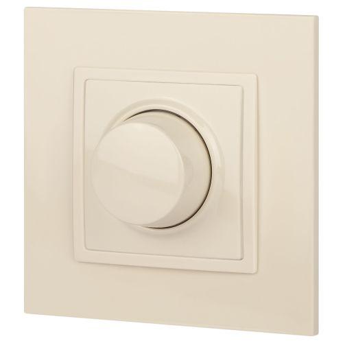 Светорегулятор поворотно-нажимной, 400ВА 230В, Эра Elegance, сл.кость,14-4101-02 (Б0034340)