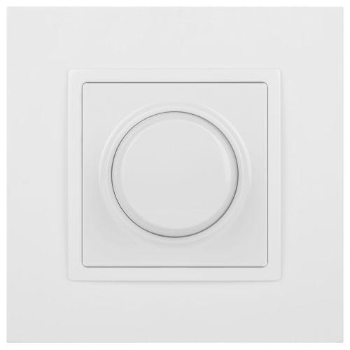 Светорегулятор поворотно-нажимной, 400ВА 230В, Эра Elegance, белый,14-4101-01 (Б0034339)