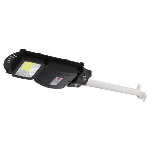 Консольный светильник на солн. бат.,SMD,с кронштейном,20W, с датч. движ.,ПДУ,400lm, 5000К, IP65 ЭРА (Б0046798)