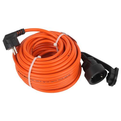 Силовой удлинитель в бухте, c заземлением, 1 гнездо, 20м, ПВС 3х1.5